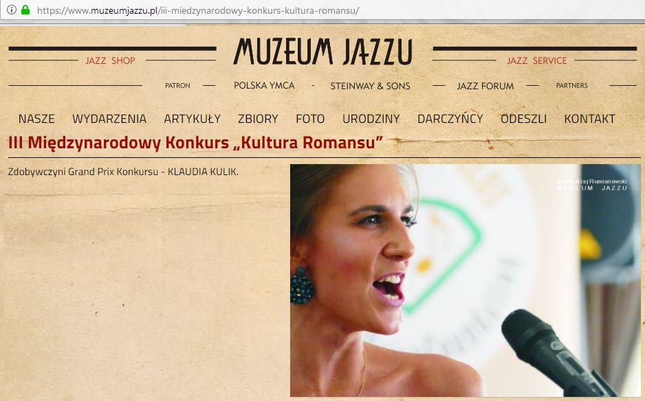 Muzeum Jazzu Kultura Romansu